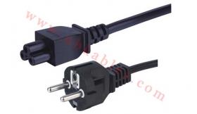 SCHUKO PLUG(180°)/IEC C5