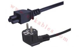 SCHUKO PLUG(90°)/IEC C5